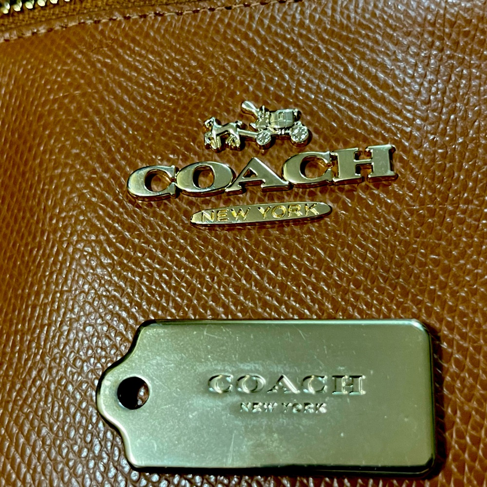 Authentic Coach Pebbled Leather Handbag